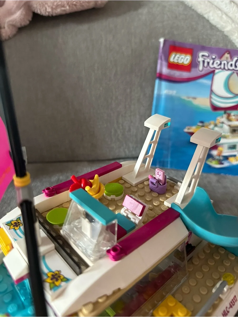 LEGO Friends 41317 Sunshine Catamaran Sailboat Retired Playset with Figures